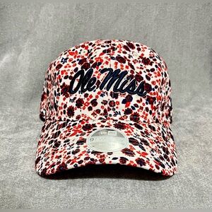 Ole Miss Rebels New Era Women’s Blooming 9TWENTY Adjustable Cap - Red and Blue
